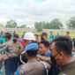 Situasi Pertandingan Antara PS Kota Jambi vs PS Batanghari, Selasa (11/1/22). FOTO : Noval