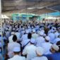 Ribuan Warga Haridi Haul Syekah Muhammad Ali bin Syekh Abdul Wahab di Ponpes Al Baqiyatush Shalihat Kuala Tungkal, Tanjab Barat, Sabtu (15/1/22). [FOTO : End/LintasT]
