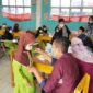 Kegiatan Pemeriksaan berkala, skrining jiwa dan BIAS di SDN 72/V Kuala Tungkal, Jum'at (14/1/22). 