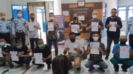 Sebelas WBP Lapas Kelas IIA Jambi Mendapatkan Ssimilasi di Rumah. FOTO : DOK.LAPAS.