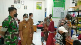 Kegiatan vaksinasi Anak Usia 6-11 Tahun di Puskesmas Kecamatan Senyerang