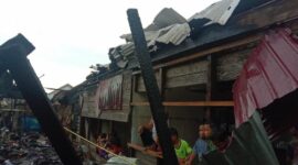 3 Rumah Hangus Terbakar di Mendahara, 2 Rusak Berat. FOTO: JE