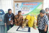 Bupati Muaro Jambi Resmikan Pabrik AMDK dan Air Rasa PT Afresh Indonesia, Sabtu (22/122). FOTO : Noval
