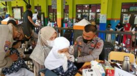 Vaksinasi Anak-Anak Kota Jambi Capai 70 Persen. FOTO : Ist