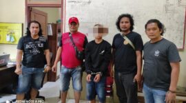 DD (22) Ketika Diamankan Satreskrim Polres Muaro Jambi. FOTO : HUMAS PMJ