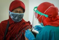 Vaksinasi Kabupaten Kota di Provinsi Jambi Sudah Capai 70 Persen. FOTO : Istimewa