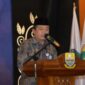 Al Haris pada acara Peringatan Hari Pers Nasional (HPN) Tingkat Provinsi Jambi Tahun 2022 di Auditorium Rumah Dinas Gubernur Jambi, Sabtu (05/02/22). FOTO : Nop/Val/Ist.