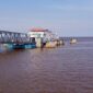 KMP Sembilang saat bersandar di Pelabuhan RoRo Kuala Tungkal