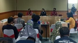 Polresta Jambi menggelar Coffe morning dalam rangka silaturahmi bersama insan pers, Jumat (11/2/22). FOTO : Ddy/Noval/Lt