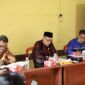 H Agus Sanusi Ketua Kwarcab Gerakan Pramuka Tanjung Jabung Barat saat Rakor Program Kerja dan Puncak Peringatan Hari Pramuka 2022, Kamis (10/2/22). FOTO : PROKOPIM