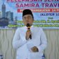 Wakil Wali Kota Jambi Dr. H. Maulana Saat Lepas Jamaah Umroh Samira Tour Travel, Minggu (13/2/22). FOTO : Sahabat Maulana.