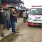 Syafizal Lubis Ketua DPD Partai Perindo Tanjung Jabung Barat saat Takziah ke Rumah Duka. FOTO : HB