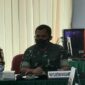 Rakor Penyelenggaraan Liga Santri Piala Kasad Tahun 2022 di Makorem 042/Gapu, Senin (21/2/22). FOTO : Ist