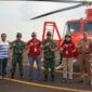 Danrem 042/Gapu Bersama BPBD Patroli Udara Pantau Wilayah Karhutla. FOTO : Penrem.