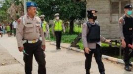 Tim Gabungan Polda Jambi Sisir Kampung Pulau Pandan