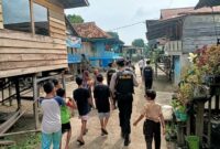 Tim Gabungan Polda Jambi Sisir Kampung Pulau Pandan