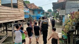 Tim Gabungan Polda Jambi Sisir Kampung Pulau Pandan
