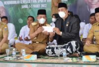 Wagub Abdullah Sani pada Acara Pembukaan Kejurwil Pencak Silat Nahdatul Ulama, Rabu (1/3/22). FOTO : Ist.