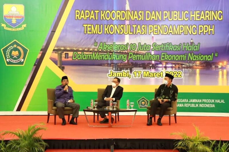 H Anwar Sadat Narasumber Rakor dan public hearing temu kosultasi pendamping PPH. FOTO : Istimewa