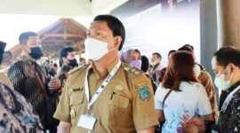 Wakil Bupati Tanjab Barat Hairan, SH saat mengikuti kegiatan Aksi Afirmasi BBI, di Bali Jum'at (25/3/22). FOTO : Istimewa