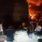 BREAKING NEWS : Gudang Minyak di Lingkar Barat Kota Jambi Terbakar. FOTO : Ist