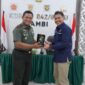 Danrem 042/Gapu Brigjen TNI Supriono Saat Terima Audiensi Kepala Perwakilan SKK Migas Sumbagsel. FOTO : PENREM