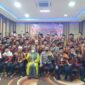 Bupati Muaro Jambi Hj
 Masnah Busro Gelar Buka Bersama dengan Pemuda Pancasila, Sabtu (16/4/22). FOTO : Noval