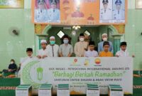 Bersama Pemkab Tanjung Jabung Barat, PetroChina Lakukan Safari Ramadan di Desa Purwodadi, Rabu (13/4/22). FOTO : Ist.