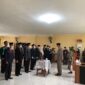 Sekda H. Agus Sanusi Saat Melantik Pejabat Dir. RSUD Suryah Khairuddin dan Pejabat Fungsional, Kamis (28/4/22). FOTO : LT