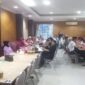 H Mashuri memberikan sambutan saat buka puasa bersama Insan Pers. FOTO : Ist