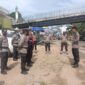 Personel Polda Jambi melakukan persiapan guna memantau Lokasi Wisata. FOTO : Ist