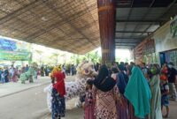 Ramainya Pengunjung Wisata Jambi Faradise, Kamis (5/5/22). FOTO : Noval.