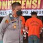 Kapolres AKBP Andi Muhammad Ichsan Usman Saat Menggelar Pres Rilis di Mapolres Tanjab Timur, Rabu (11/5/22). FOTO : Ist.