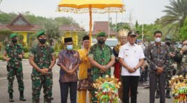 Danrem 042/Gapu Brigjen TNI Supriono Saat Kunjungan di Pemerintah Kabupaten Tebo, Jumat (13/5/22). FOTO : PENREM.