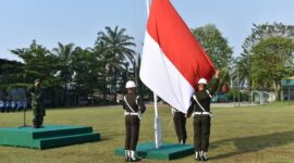 Korem 042/Gapu Gelar Upacara Peringatan Hari Kebangkitan Nasional ke-114 Tahun 2022