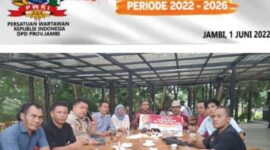 Rakor Pembentukan Kepengurusan DPD PWRI Provinsi Jambi Periode 2022-2026. FOTO : Val
