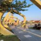 Laman orang Kayo Rajo Laksmano (Alun - Alun) Kota Kuala Tungkal yang akan dijadikan titik sentral pelaksanaan Car free day. FOTO : lintastungkal
