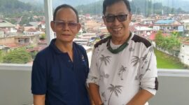 Heri FR (Kanan) Kandidat Calon Ketua PWI Provinsi Jambi Periode 2022-2027. FOTO : Ist.