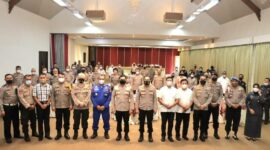 Dok giat Bimtek dan Uji Konsekuensi Informasi Publik yang diselenggarakan Divisi Humas Polri, Ballroom Hotel Rumah Kita, Jambi, Jum'at (29/7/22). FOTO : Humas