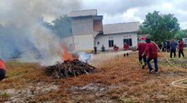 BGRM Bersama Magala Agni Gelar Simulasi Pemadaman Karhutla. FOTO : Dok/Ist