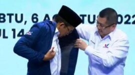 Pelantikan TGB dilakukan langsung oleh Ketua Umum Partai Perindo Hary Tanoesoedibjo pada Sabtu (6/8/22). FOTO : Ist
