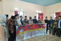 Dok. Calon Kades se Kecamatan Senyerang Nyatakan Sikap dan Deklarasi Pilkades Damai. FOTO : Ist.