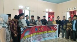Dok. Calon Kades se Kecamatan Senyerang Nyatakan Sikap dan Deklarasi Pilkades Damai. FOTO : Ist.