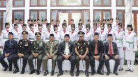 Dok. Acara Pemgukuhan Paskibraka Kab. Tanjab Barat 2022. FOTO : Dim