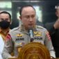 Irwasum Komjen Agung Budi Maryoto dalam konfrensi pers di Mabes Polri, Jumat (19/8/22). FOTO : Tangkapan Layar.