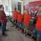 4 Pelaku Pemain Judi Online dan Operator Digaruk Polisi. FOTO : HMS