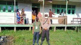 TPS 6 Desa Parit Pudin, Kecamatan Pengabuan. FOTO : Ist