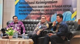 Antisipasi Dampak Perkawinan Campuran, Imigrasi Kelas II TPI Kuala Tungkal UU Nomor 12 Tahun 2006. FOTO : LT