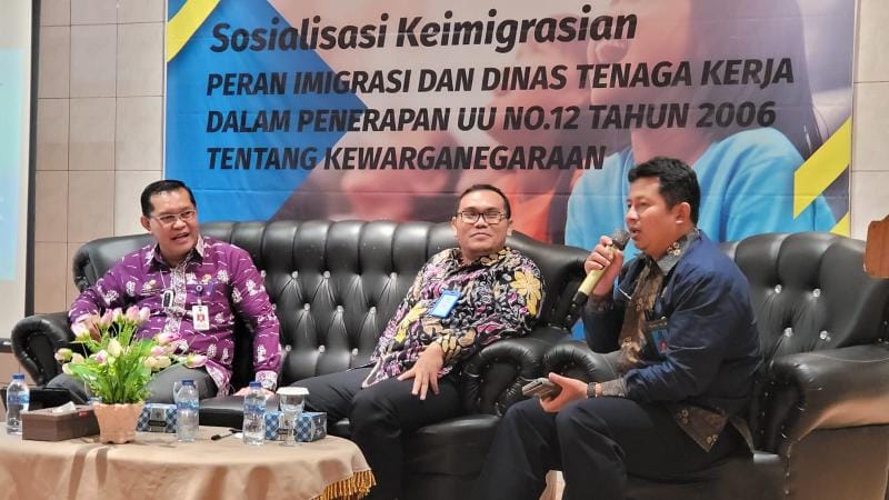 Antisipasi Dampak Perkawinan Campuran, Imigrasi Kelas II TPI Kuala Tungkal UU Nomor 12 Tahun 2006. FOTO : LT