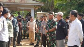 Danrem 042/Gapu ; Kesepakatan Konflik Lahan SAD 113 dan PT. BSU di Bungku Diharapkan Dapat Direalisasikan. FOTO : Penrem